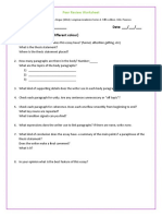 Peer Review Worksheet