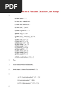 Chapter 4 Mathematical Functions, Characters, and Strings