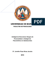 7. Inteligencia Emocional, Rasgos de Personalidad e Inteligencia Autor Jennifer Rose Mesa Jacobo