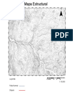 Mapa Estructural: 1:10,000 Leyenda Falla Normal Diques
