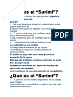 Qué Es El SURIMI