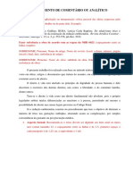 Fichamento de comentário analítico sobre direito à vida e redução embrionária