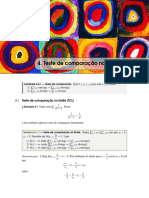 Teste de comparação no limite e razão (TCLR