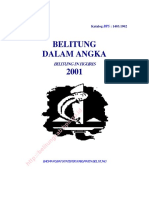 Belitung Dalam Angka 2001
