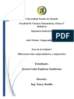 Lenin Espinoza - Diferencias Entre Emprendedores y Empresarios