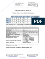 Especificaciones Tecnicas Placas Portantes