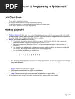 ICS 104 - Introduction To Programming in Python and C: Functions