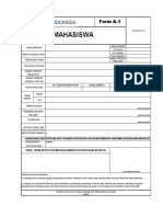 Form Biodata Mahasiswa - Beasiswa Bank BI 2021