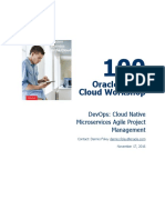 Oracle Public Cloud Workshop: Devops: Cloud Native Microservices Agile Project Management