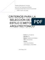 437744151 Criterios de Seleccion de Un Estilo Arquitectonico