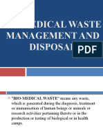 Biomedical Waste Management and Disposal