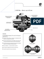 Flexible gear couplings for maximum torque up to 2,000 Nm