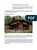 Rumah Adat Masyarakat Sunda Jawa Barat