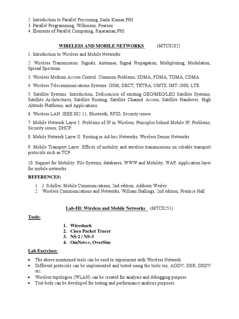 Question Paper of MTECH AKTU | PDF | Cellular Network | Computer Network