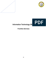 Information Technology Office: Frontline Services