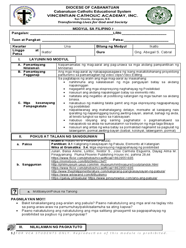 Module 3 | PDF
