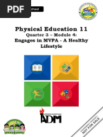 PE11-Q3-M4-Engages in MVPA - A Healthy Lifestyle