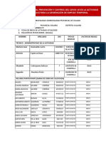 Formato Del Plan Covid