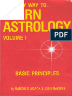 The Only Way To... Learn Astrology, Vol. 1 by Marion March