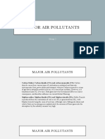 Major Air Pollutants