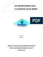 Makalah Monitoring Dan Pengendalian Logistik Oleh BPBD