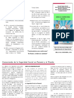 Brochure de La Semana de La Seguridad Social