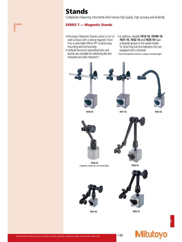 Stand Dial Gauge PDF