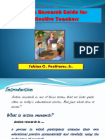 Action Research Guide For Reflective Teachers: Fabian C. Pontiveros, JR