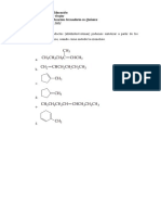 Ejercicios Ozonolisis de Alquenos