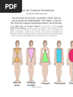 Tipos de Cuerpos Femeninos