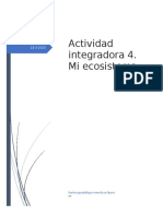 Pdfcoffee.com Actividad Integradora 4 Mi Ecosistema Karina Guadalupe Mendoza Lopez 5 PDF Free