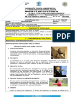 Guías de Aprendizaje A Distancia Covid-19: Técnicas para Hablar en Público