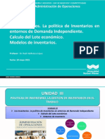 Gestión de inventarios en Amazon y cálculo del lote económico EOQ