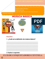 Ficha de Especialidad de Música Básica.
