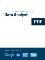 Data Analyst Syllabus