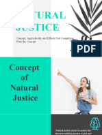 Natural Justice: Concept, Applicability and Effects Not Complying With The Concept