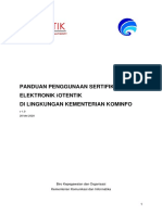 Panduan Penggunaan SrE iOTENTIK-Kominfo v1.0