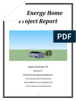 Zero Energy Home Project Report