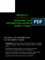 Designing The Distribution Network in A Supply Chain