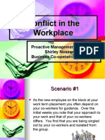 Conflict in The Workplace Fall 2007