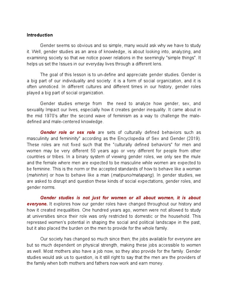 Understanding Gender and Sexuality Studies | PDF | Gender | Gender Studies