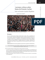 ERNESTO CASTRO Observaciones Criticas Sobre El Populismo de Ernesto Laclau 2021