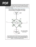 Oldest Known Energy Harvesting Circuit invented by Nikola Tesla long time ago