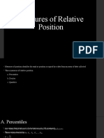 Measures of Relative Position