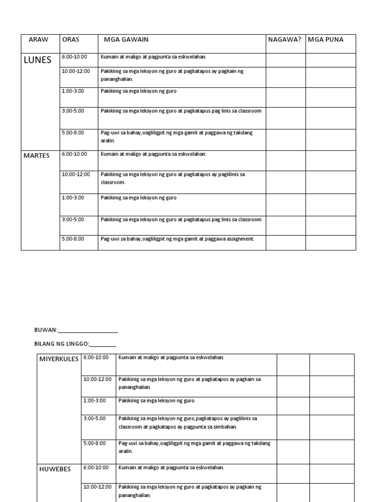 Araw Araw | PDF