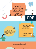 Cara Menyikat Gigi Anak Dan Dewasa