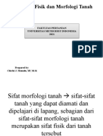 IV-Sifat Fisik Dan Morfologi Tanah