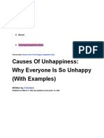 Causes of Unhappiness: Why Everyone Is So Unhappy (With Examples)