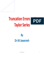 2) Truncation Errors and Taylor Series (Compatibility Mode)