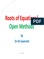 4) Roots of Equations - Open Methods (Compatibility Mode)